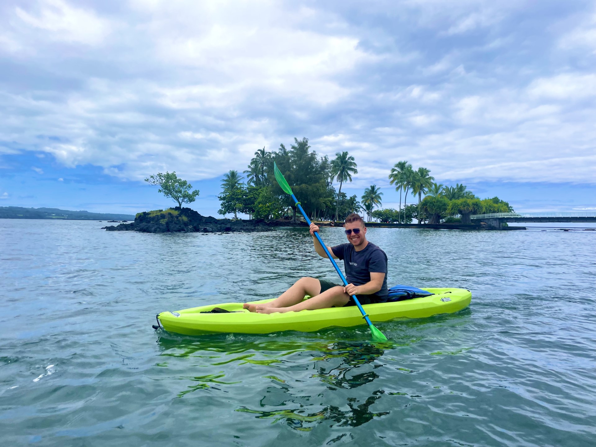Coconut Island (Mokuola) in Hilo Bay