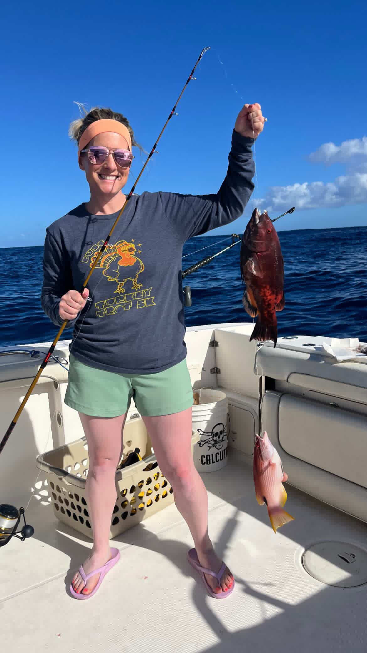 Reef fish caught near shore off Hilo, Hawaii